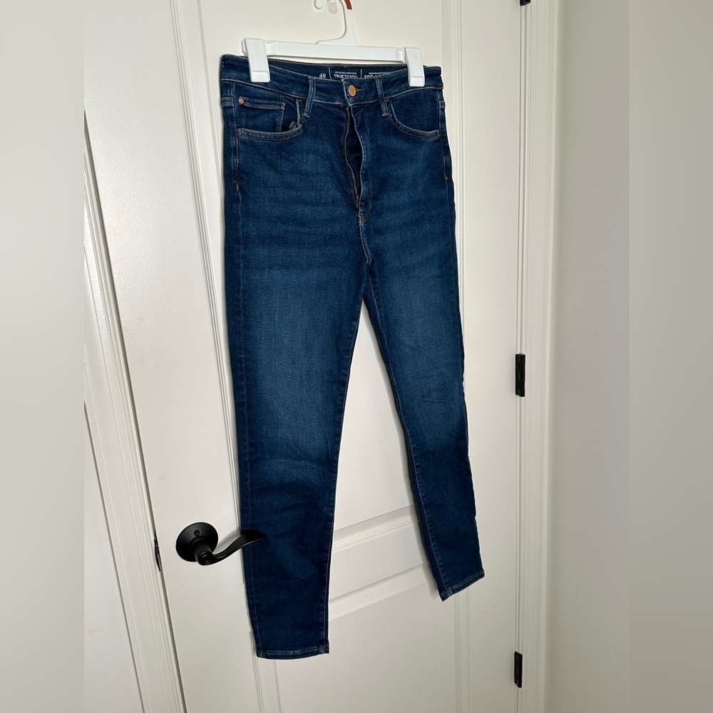 Denim skinny jeans